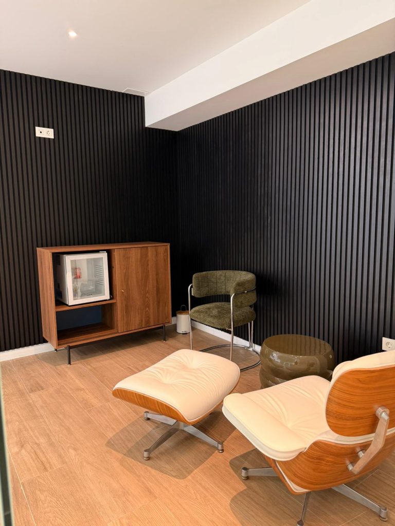 sala de descanso clínica dental